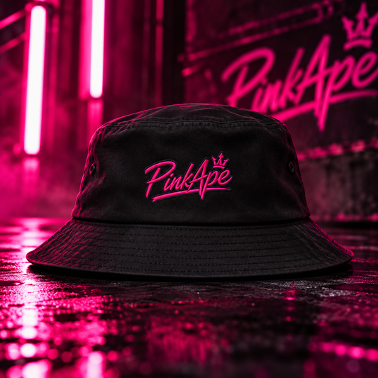 Pink Ape Built Different™ — Signature Bucket Hat