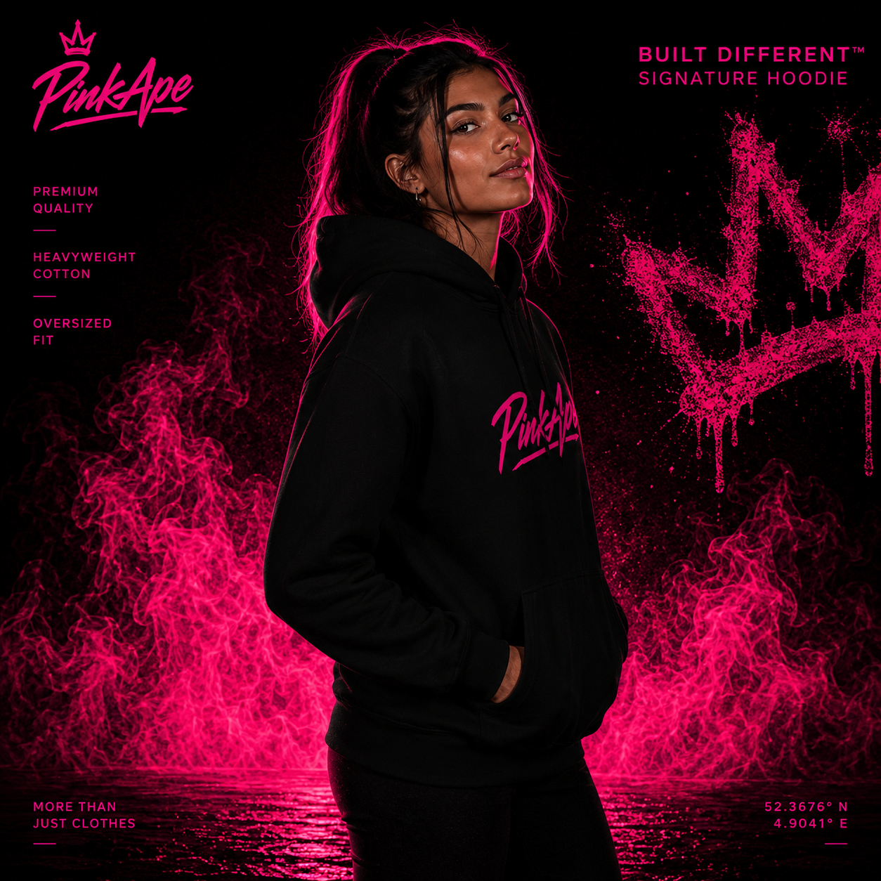 PinkApe Built Different™ — Signature Hoodie