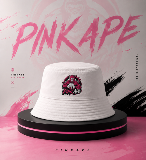 Pink Ape | Bucket Hat