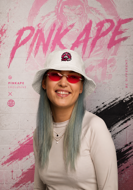 Pink Ape | Bucket Hat
